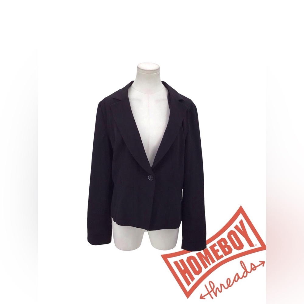 AGB Black Blazer Classic Professional Style size 12